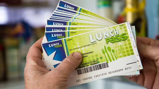 cheque repas